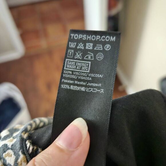 Topshop Animal Print Cold Shoulder Romper - Picture 9 of 9